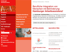 Tablet Screenshot of hamburger-arbeitsassistenz.de